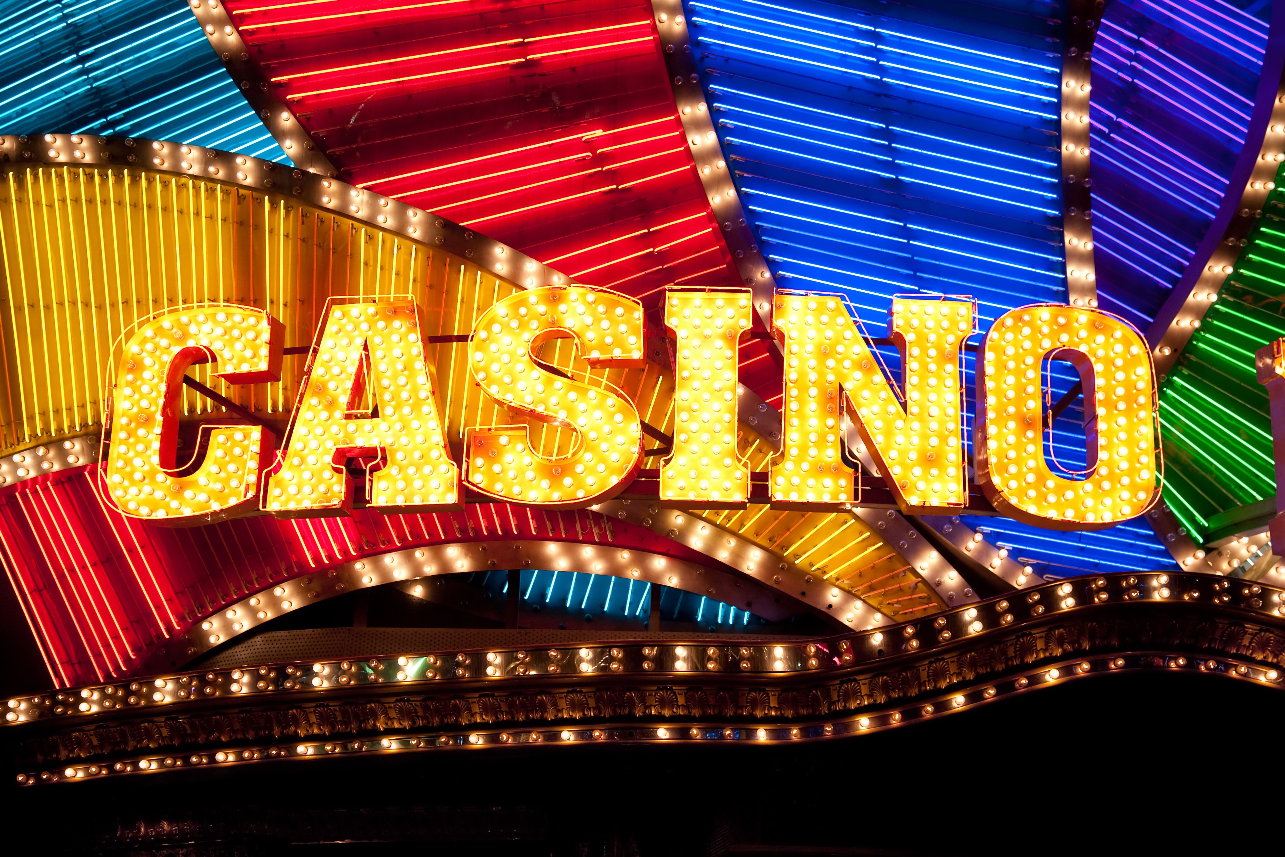 Person using a laptop to play at a crypto casino